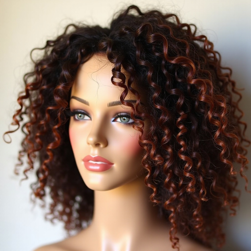 wig rambut manusia keriting terbaik di Amazon
