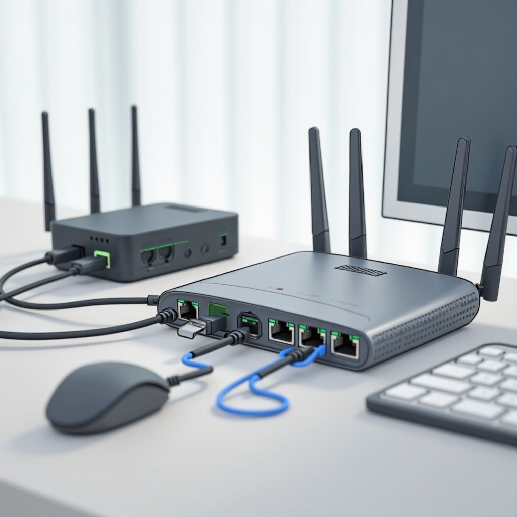 cara menambah lebih banyak port ethernet ke router