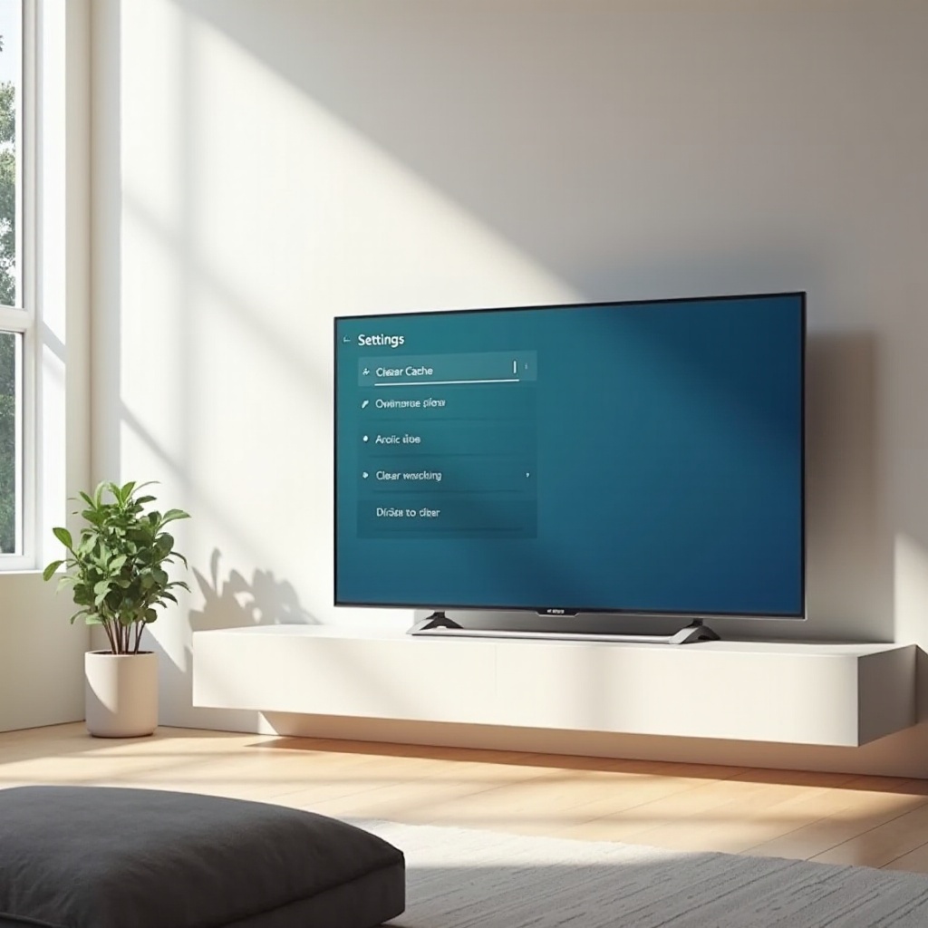 スマートテレビのキャッシュをクリアする方法