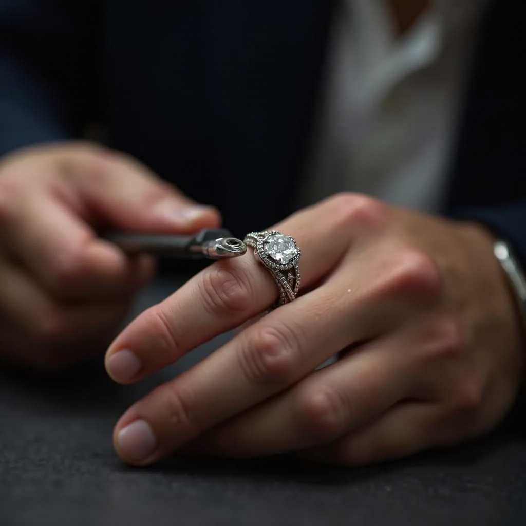 cara membersihkan cincin perak dengan batu