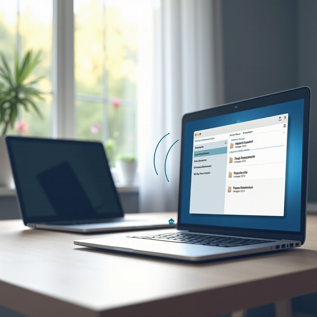WiFiを使ってPCからPCへファイルを転送する方法