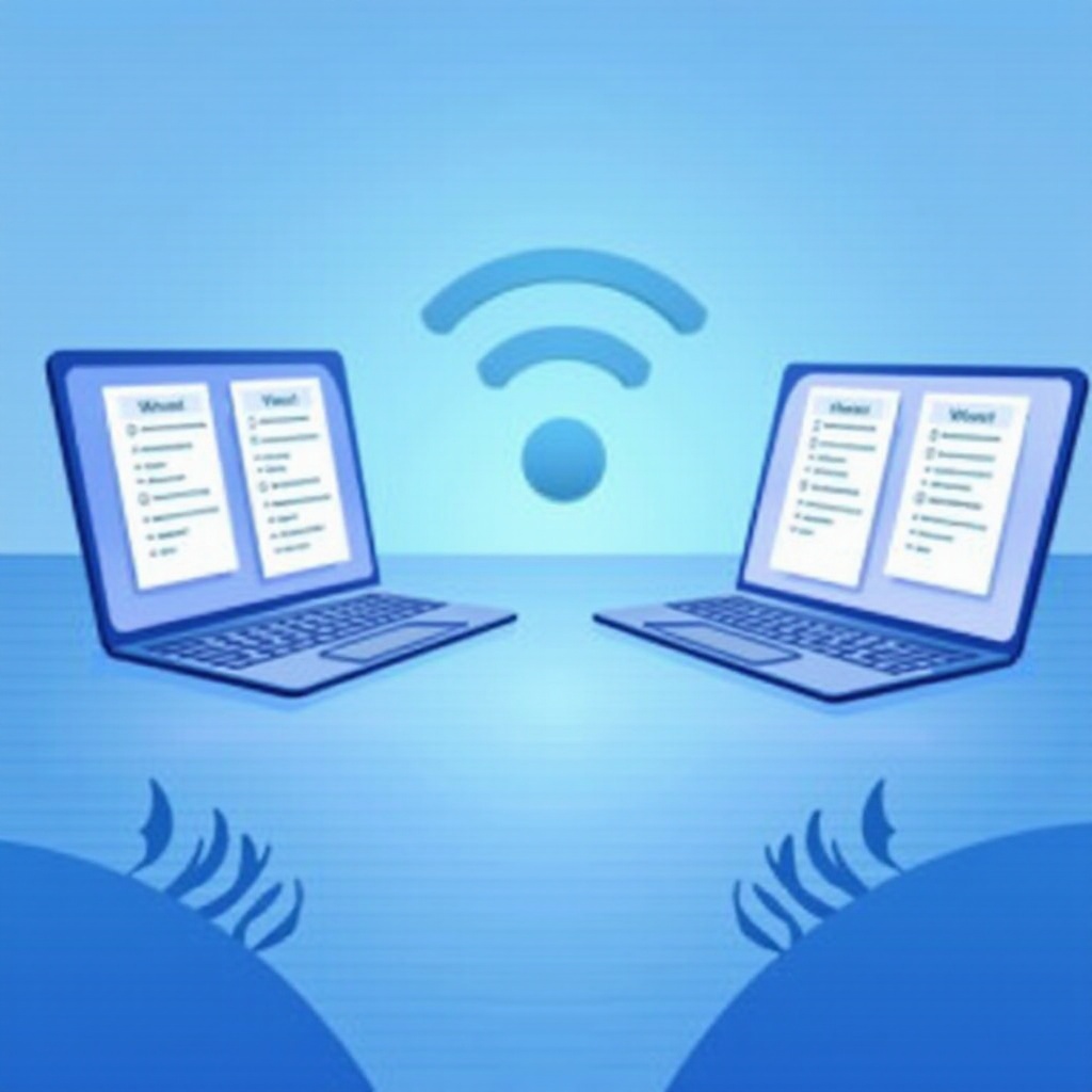 WiFiを使ってPCからPCへファイルを転送する方法