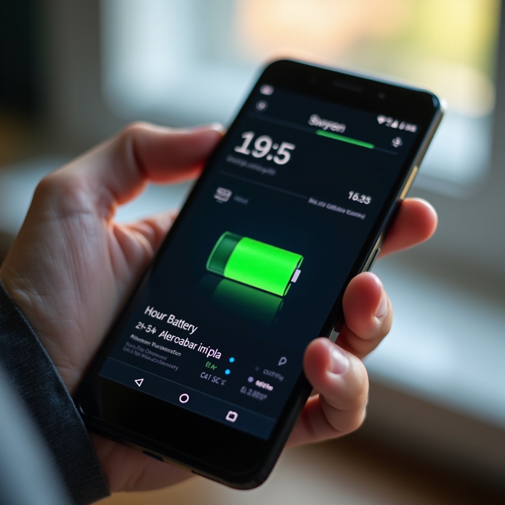 Androidのバッテリー容量を確認する方法