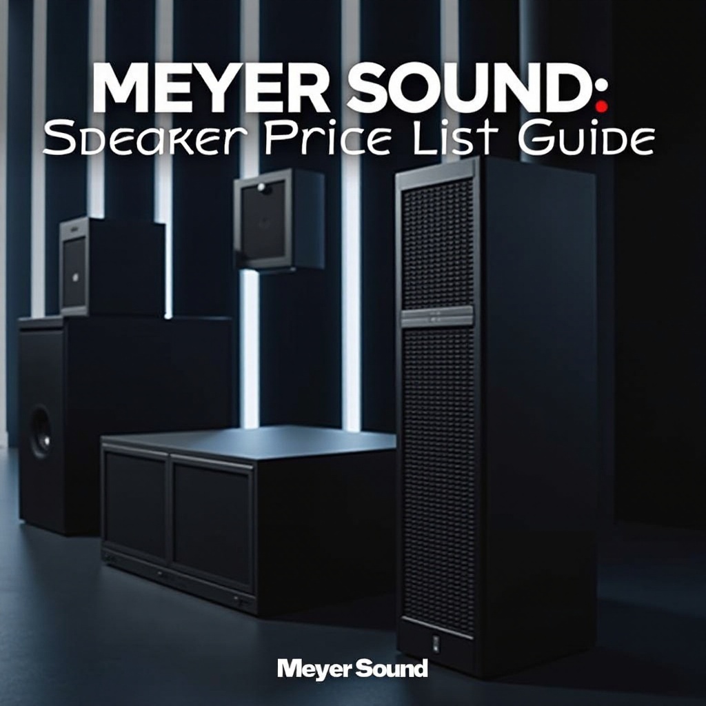 meyer sound hoparlör fiyat listesi