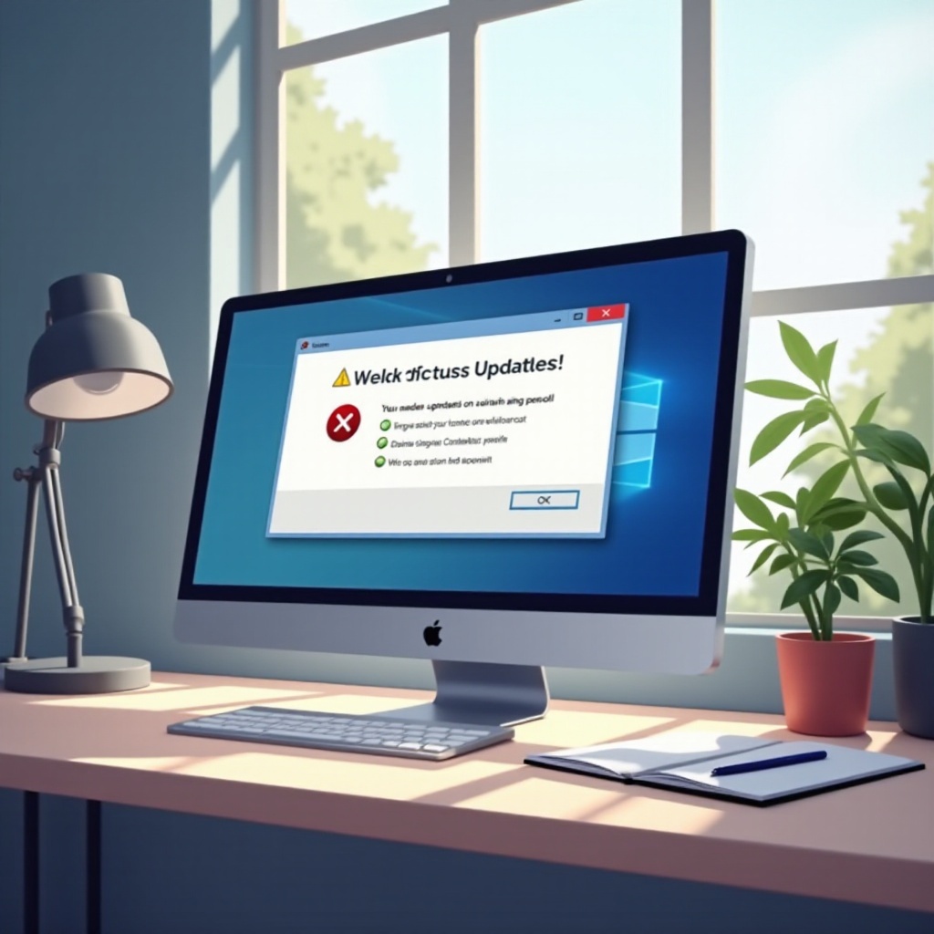 중단된 Windows 7 업데이트