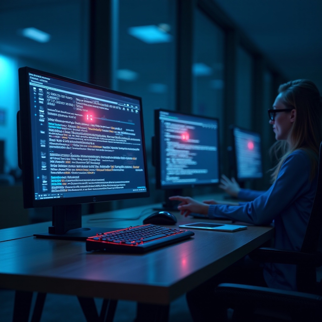 시스템에서 귀하의 컴퓨터에서 비정상적인 트래픽을 감지했습니다