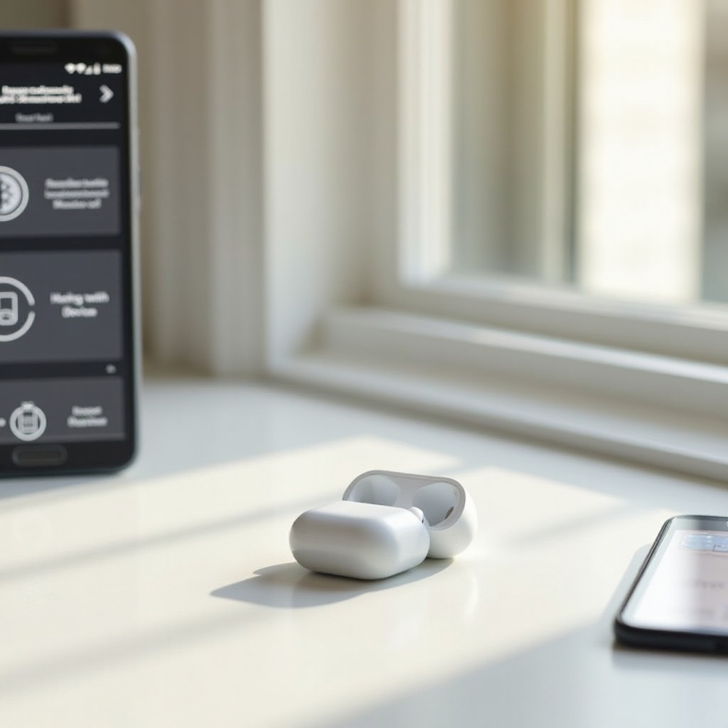 アンドロイドでエアポッズを見つける