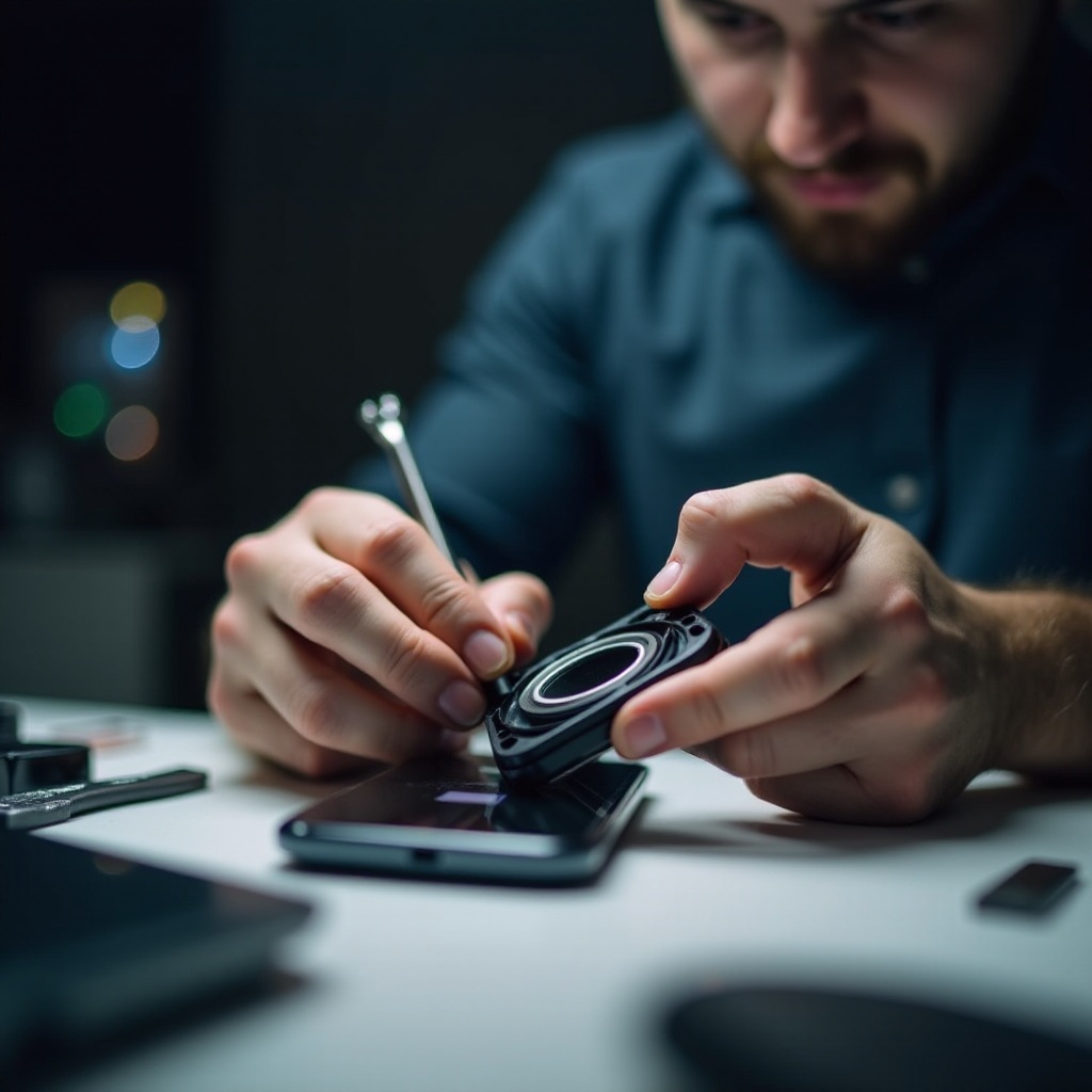 壊れたiPhoneスピーカー