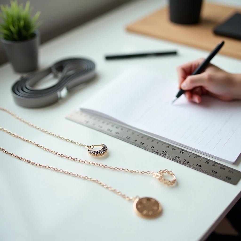 cara mengukur panjang kalung
