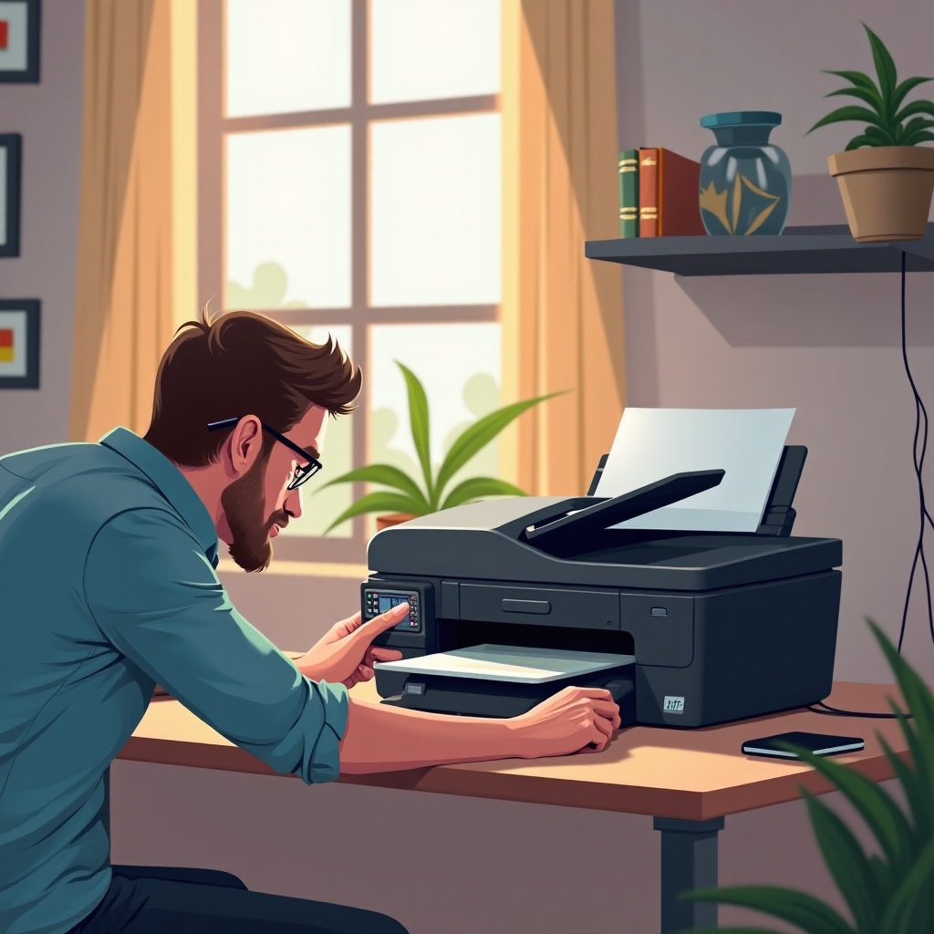 printer hp saya tidak mau hidup