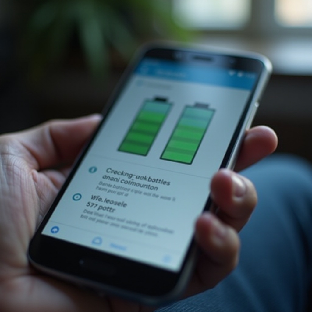 안드로이드 배터리 용량 확인 방법