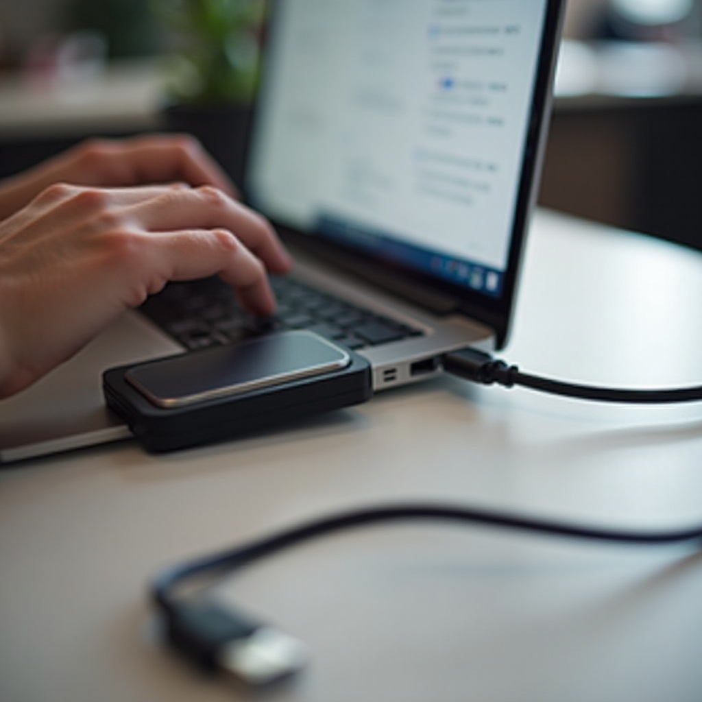 HDDをノートパソコンに接続する