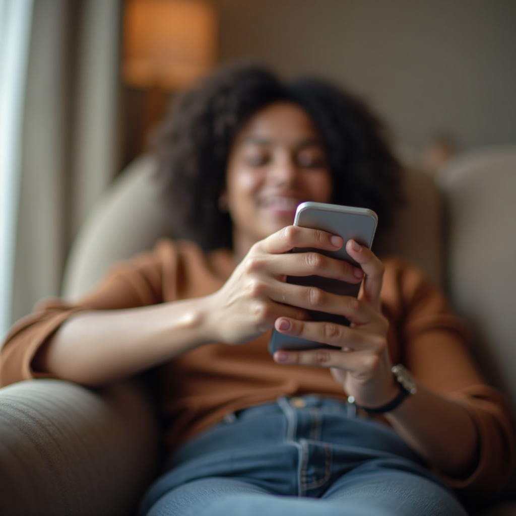 menggunakan zoom pada smartphone canggung