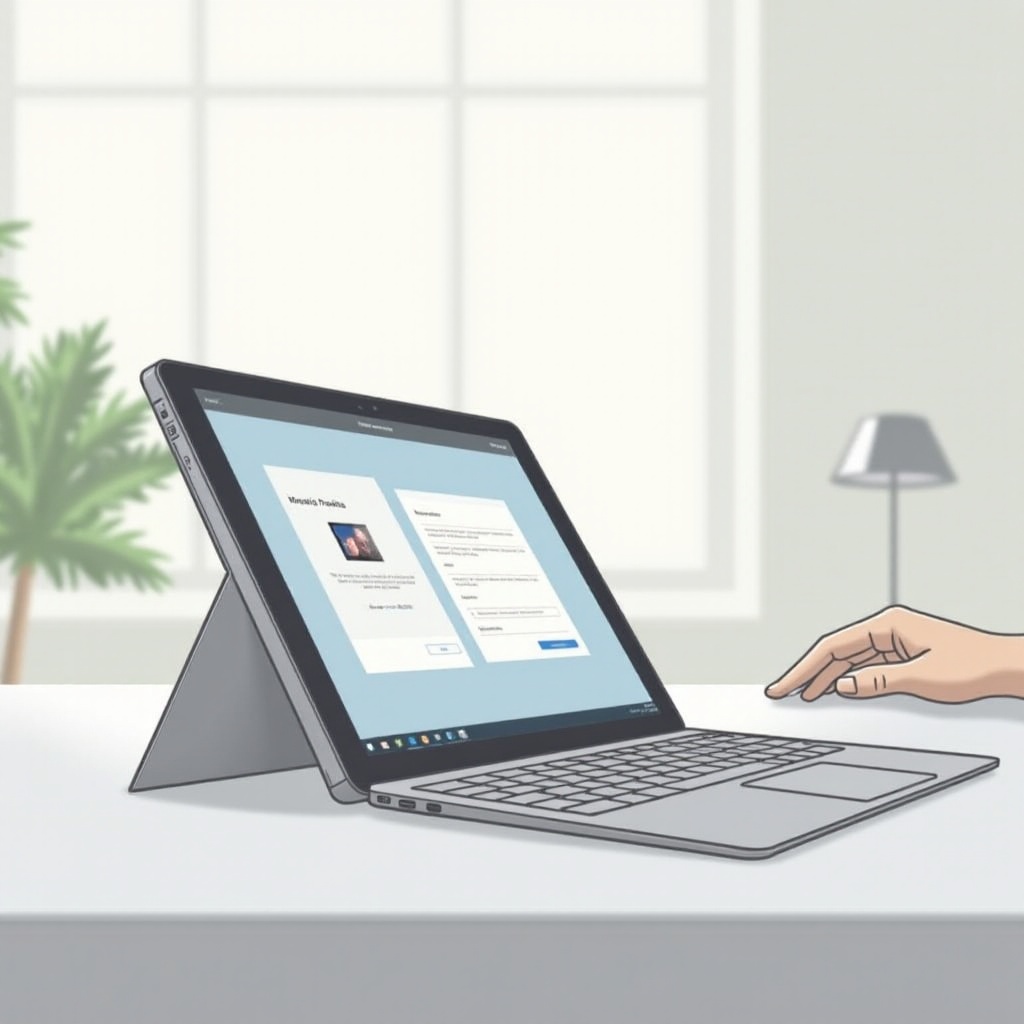 รีเซ็ตแท็บเล็ต Surface