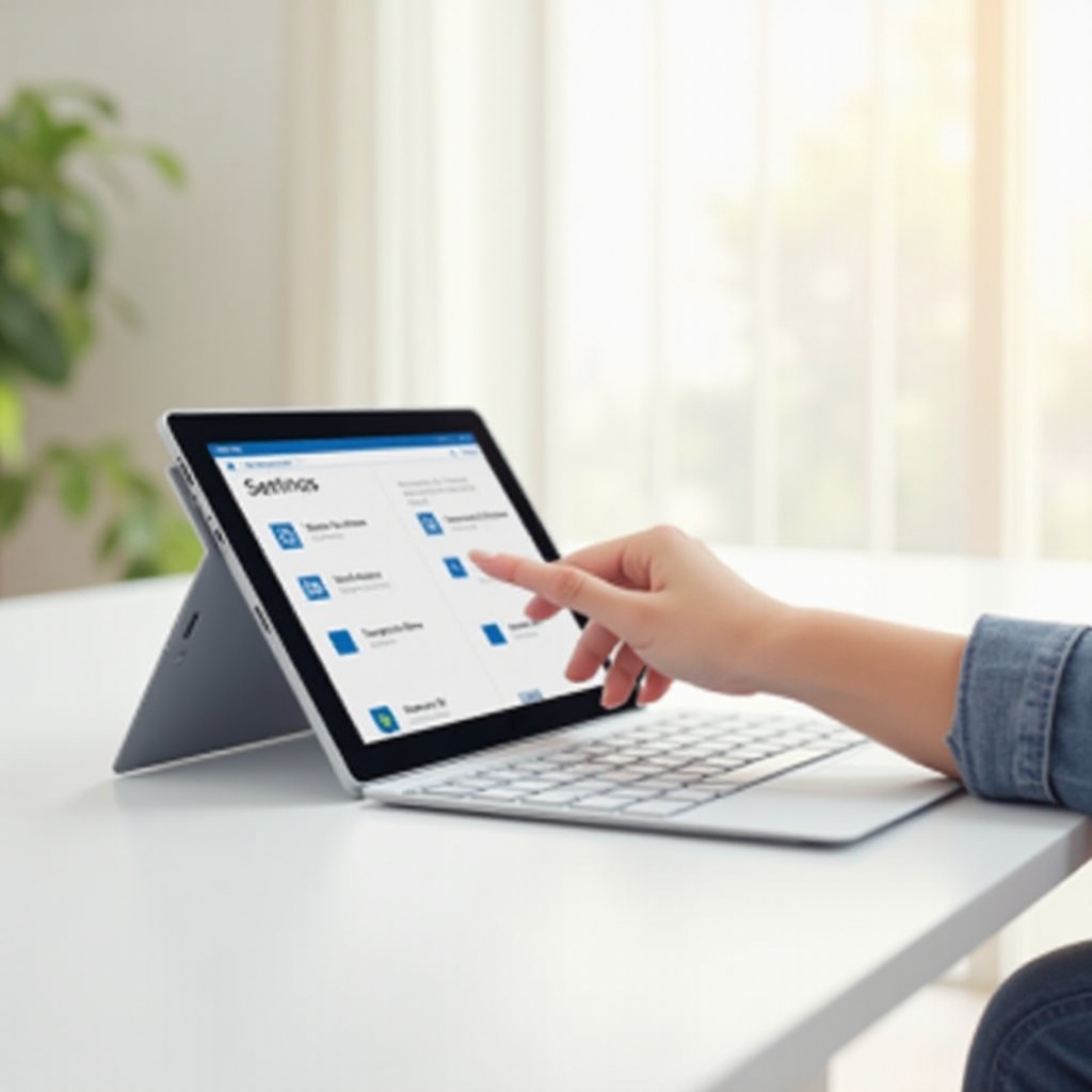 서피스 태블릿 초기화