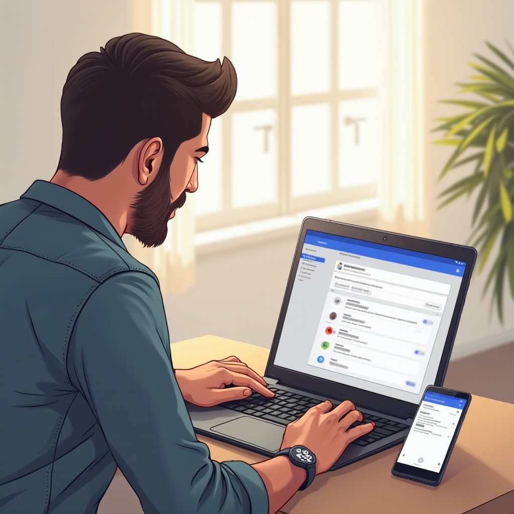 Chromebookが間違った電話を検出しています